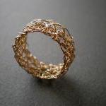 Crochet Gold Filled Ring