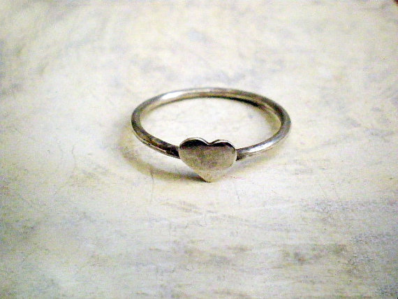 Heart Ring - Sterling Silver Heart Ring on Luulla